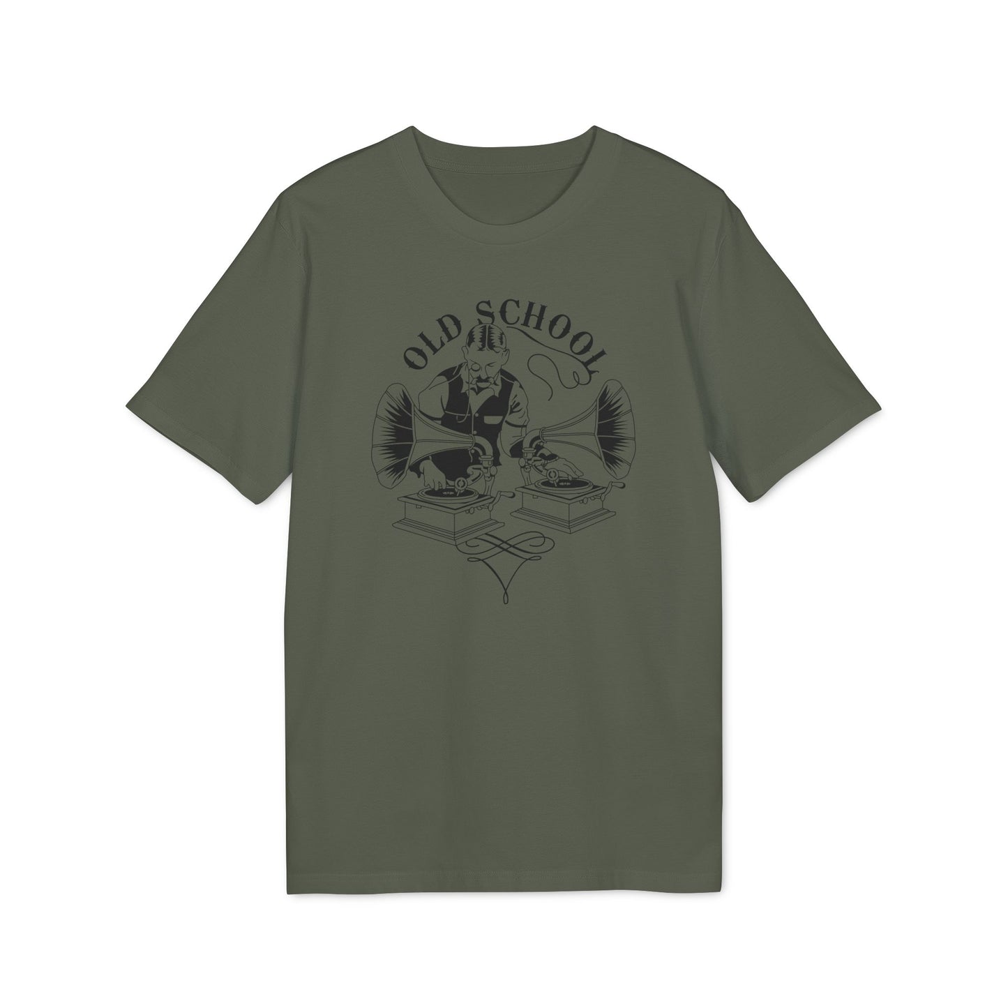 Old School DJ T Shirt (Premium Organic)