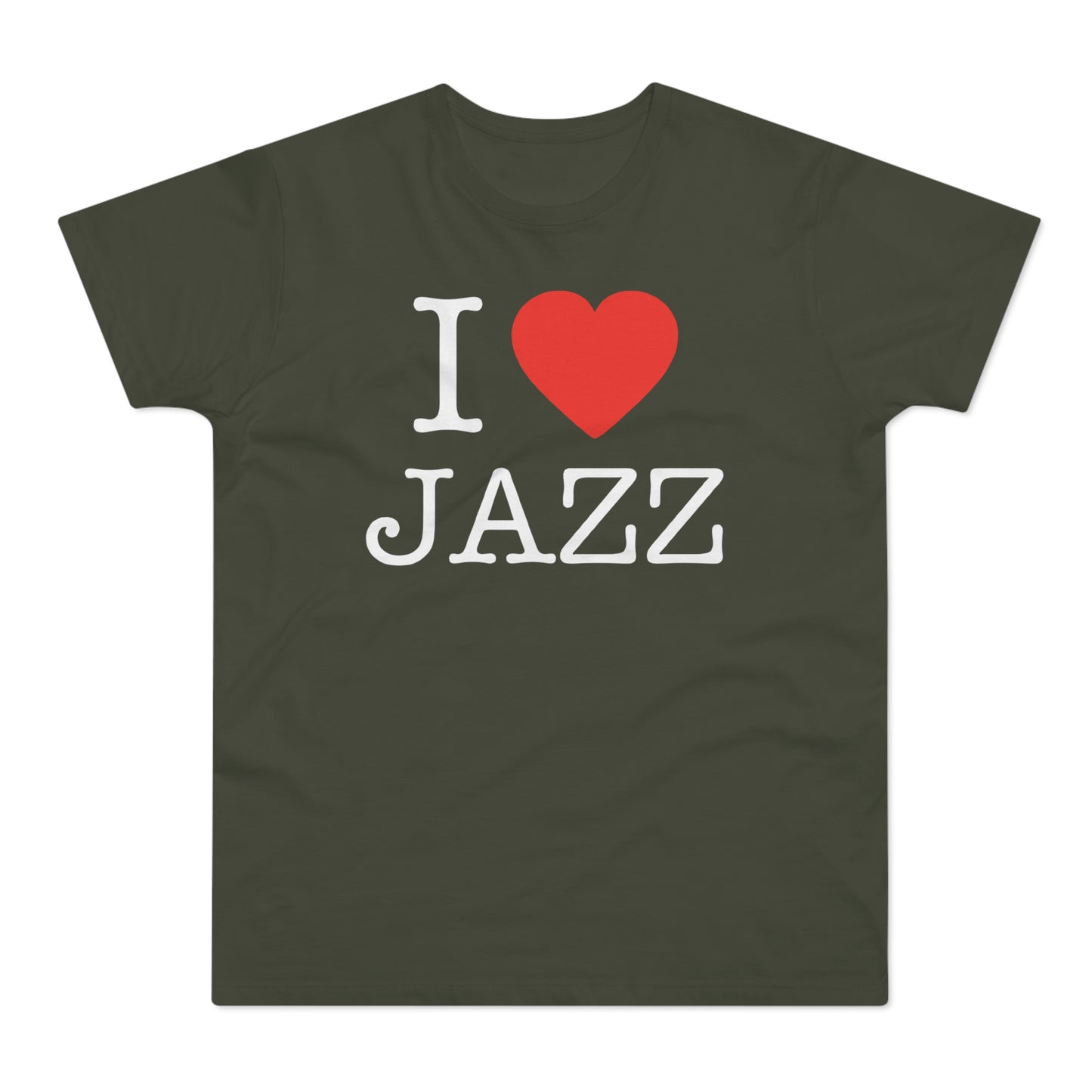 I Love Jazz T Shirt (Standard Weight)