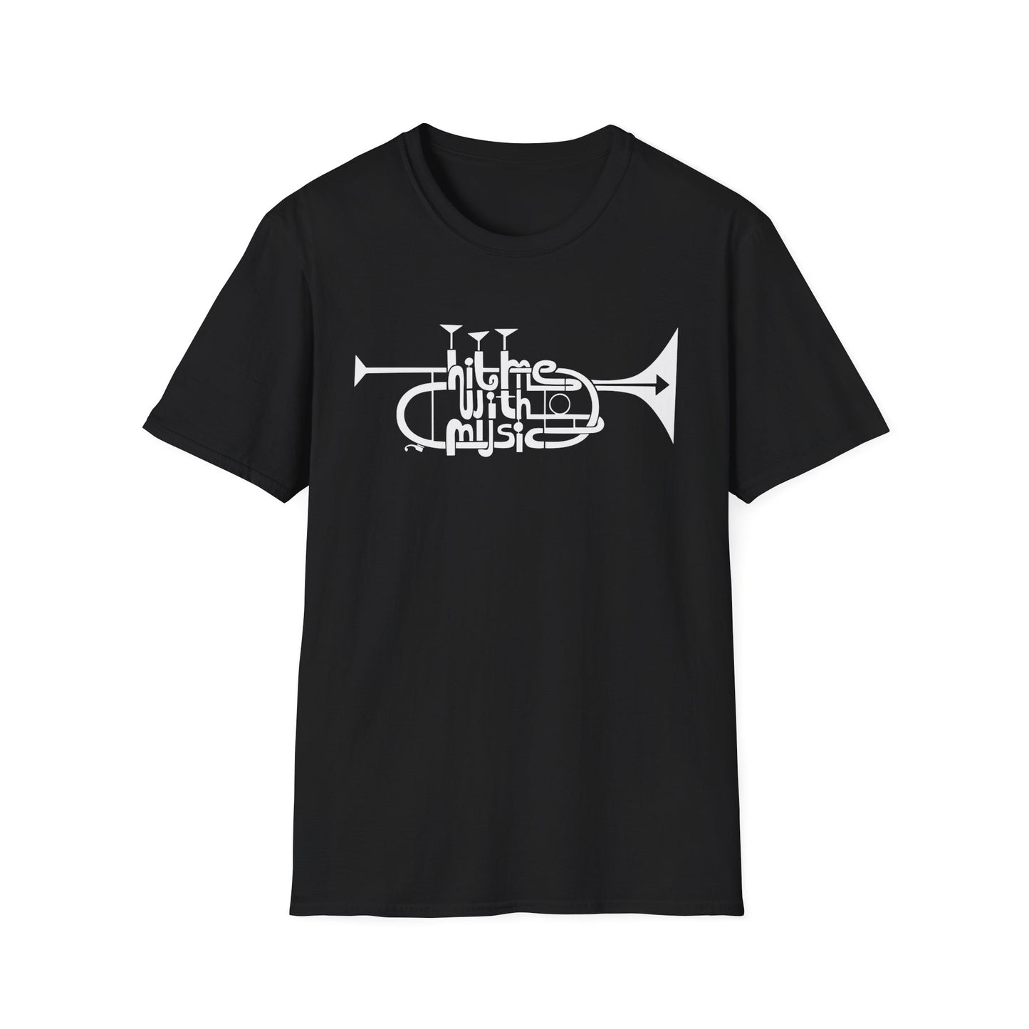 Hit Me With Music T Shirt (Lightweight)