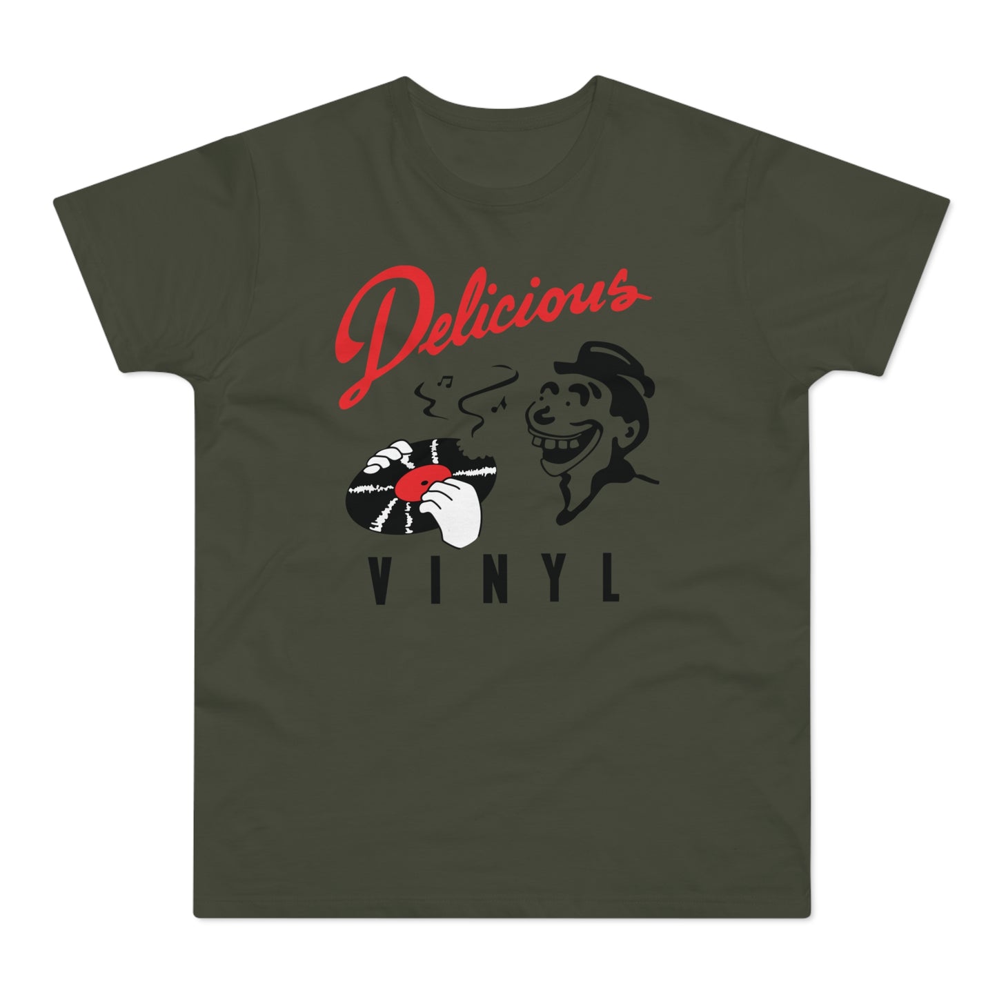 Delicious Vinyl T Shirt (Standard Weight) | 4 x 3 PROMO