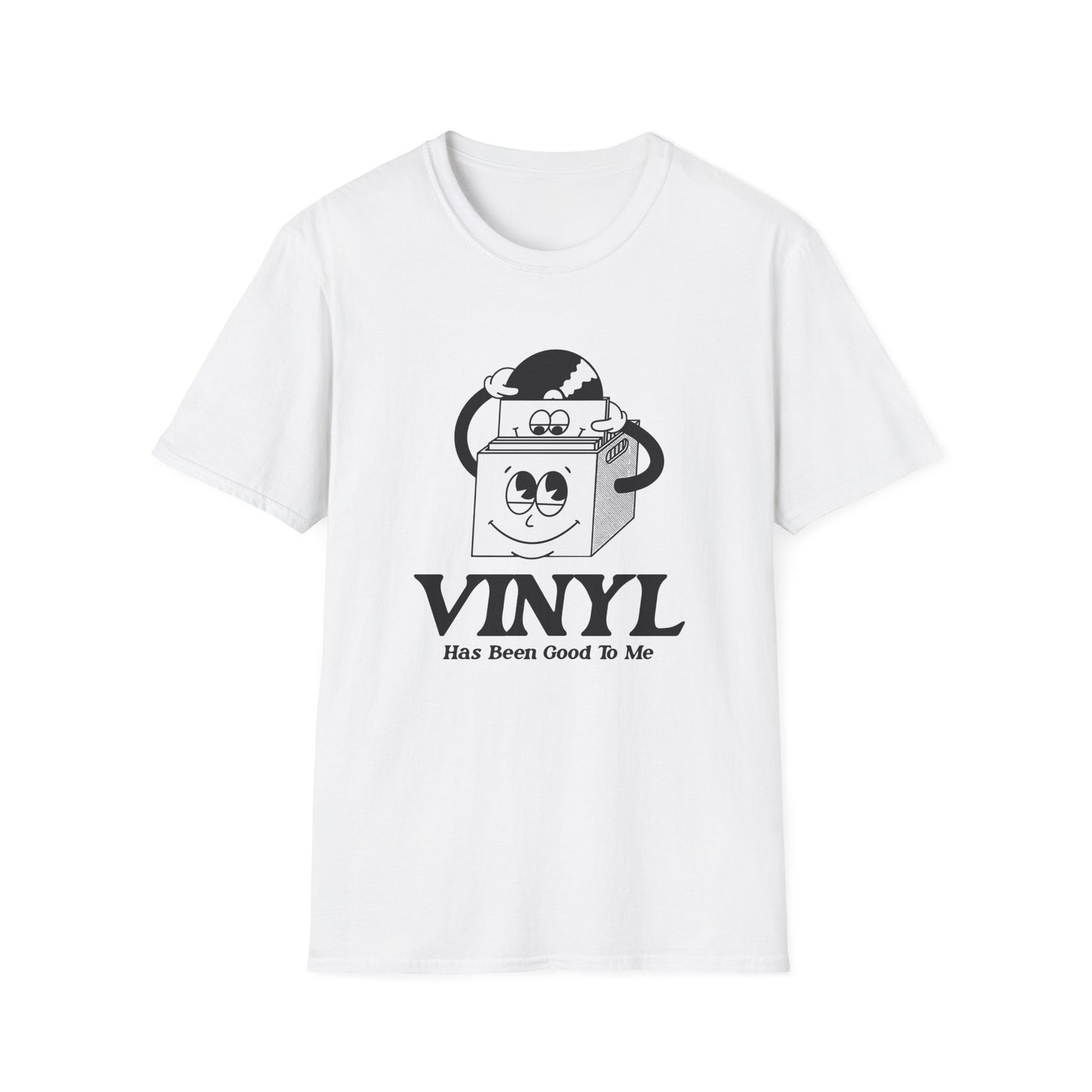 Vinyl Has Been Good To Me T Shirt (M) - DEADSTOCK - ONLY 1 UNIT LEFT - 50% OFF