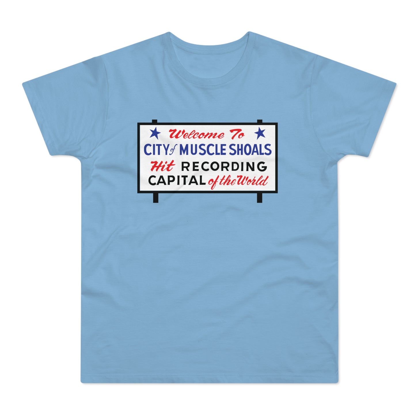 Welcome To Muscle Shoals T Shirt (Standard Weight)