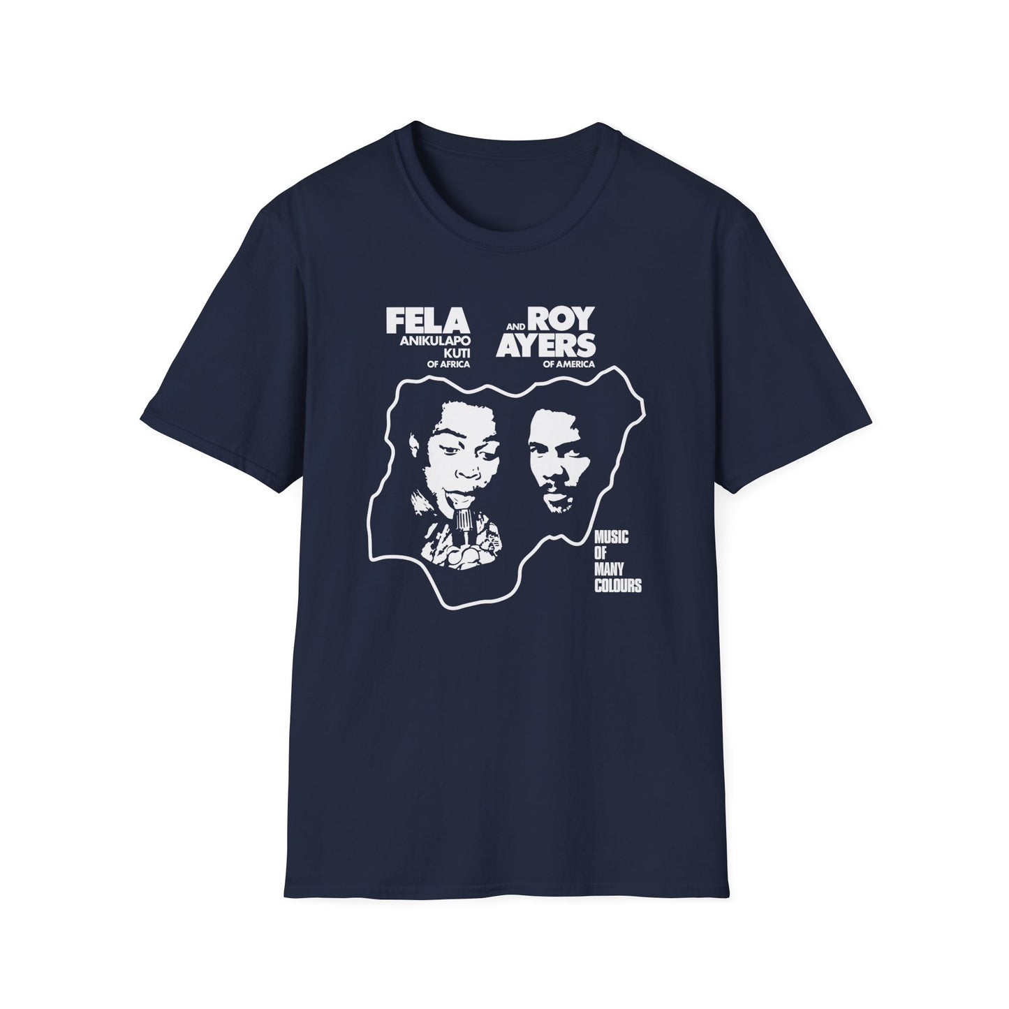 Fela Kuti Roy Ayers T Shirt (Lightweight) | 4 x 3 PROMO