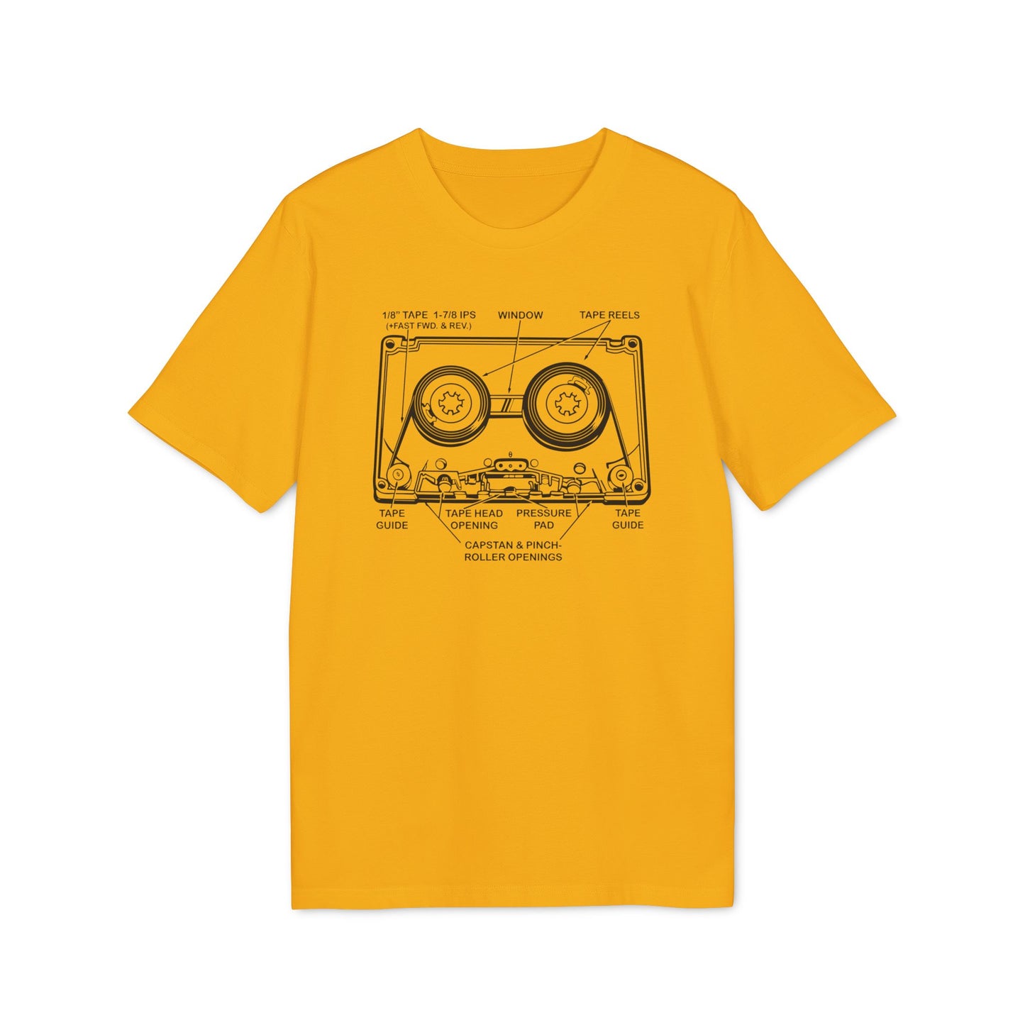 How It Works: Cassette Tape T Shirt (Premium Organic)