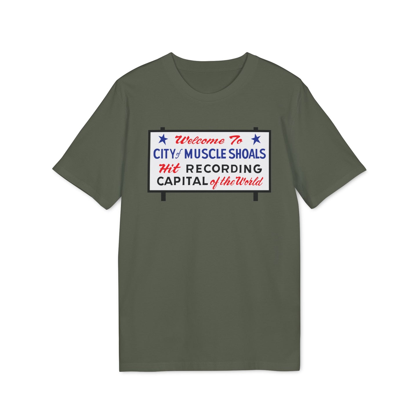 Welcome To Muscle Shoals T Shirt (Premium Organic)