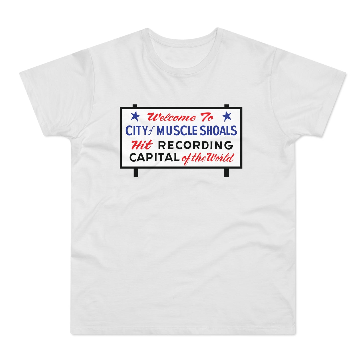 Welcome To Muscle Shoals T Shirt (Standard Weight)