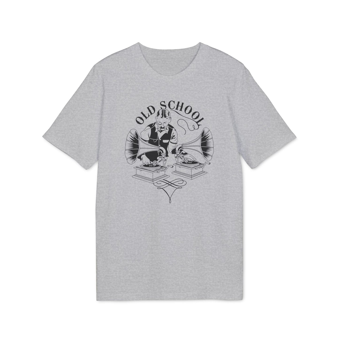 Old School DJ T Shirt (Premium Organic)