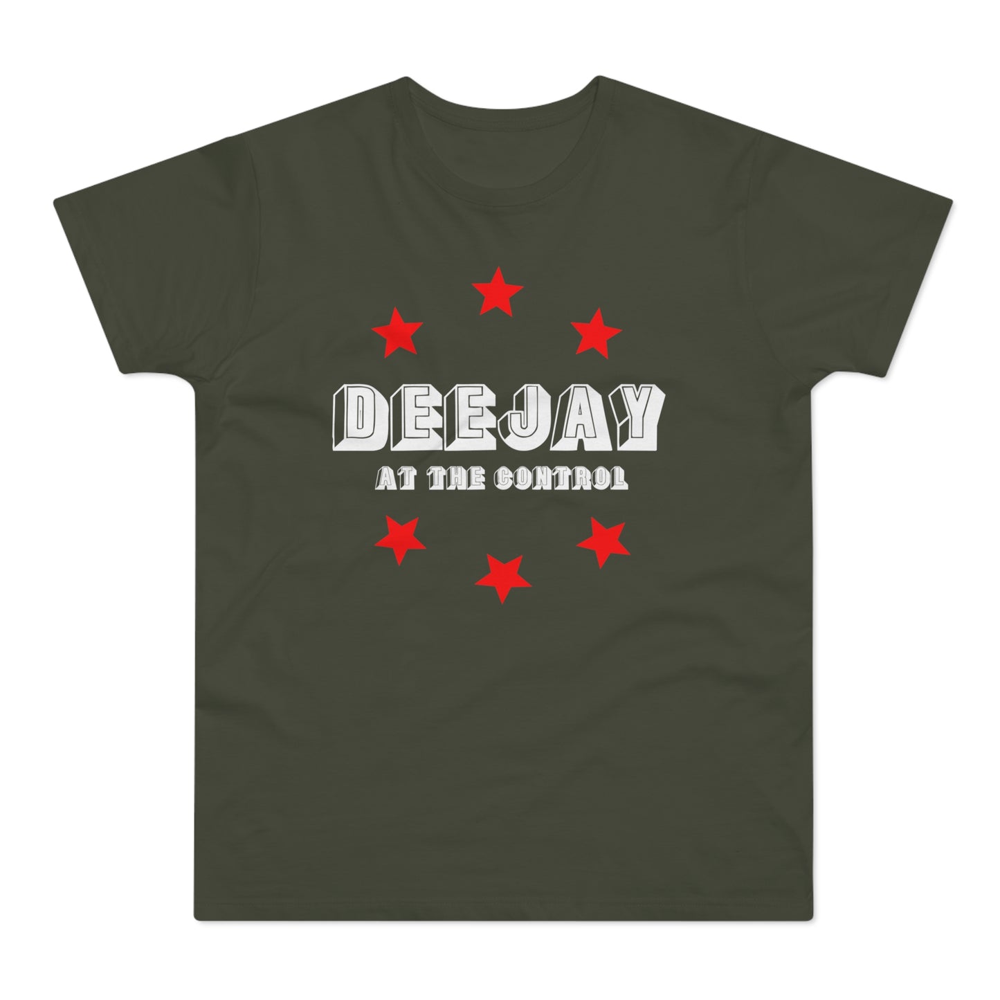 Deejay At The Control T Shirt (Standard Weight)
