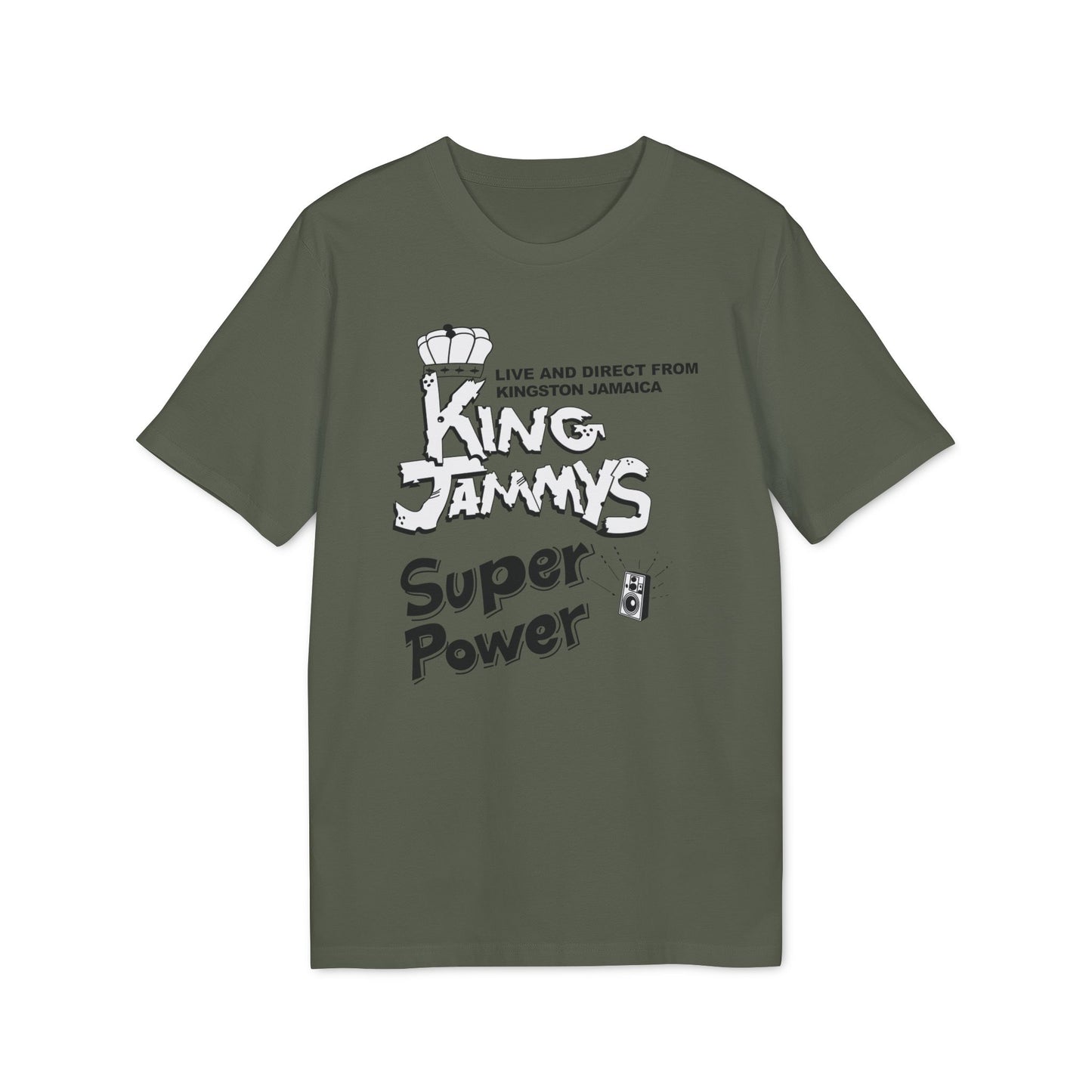 King Jammy's Super Power T Shirt (Premium Organic) | 4 x 3 PROMO