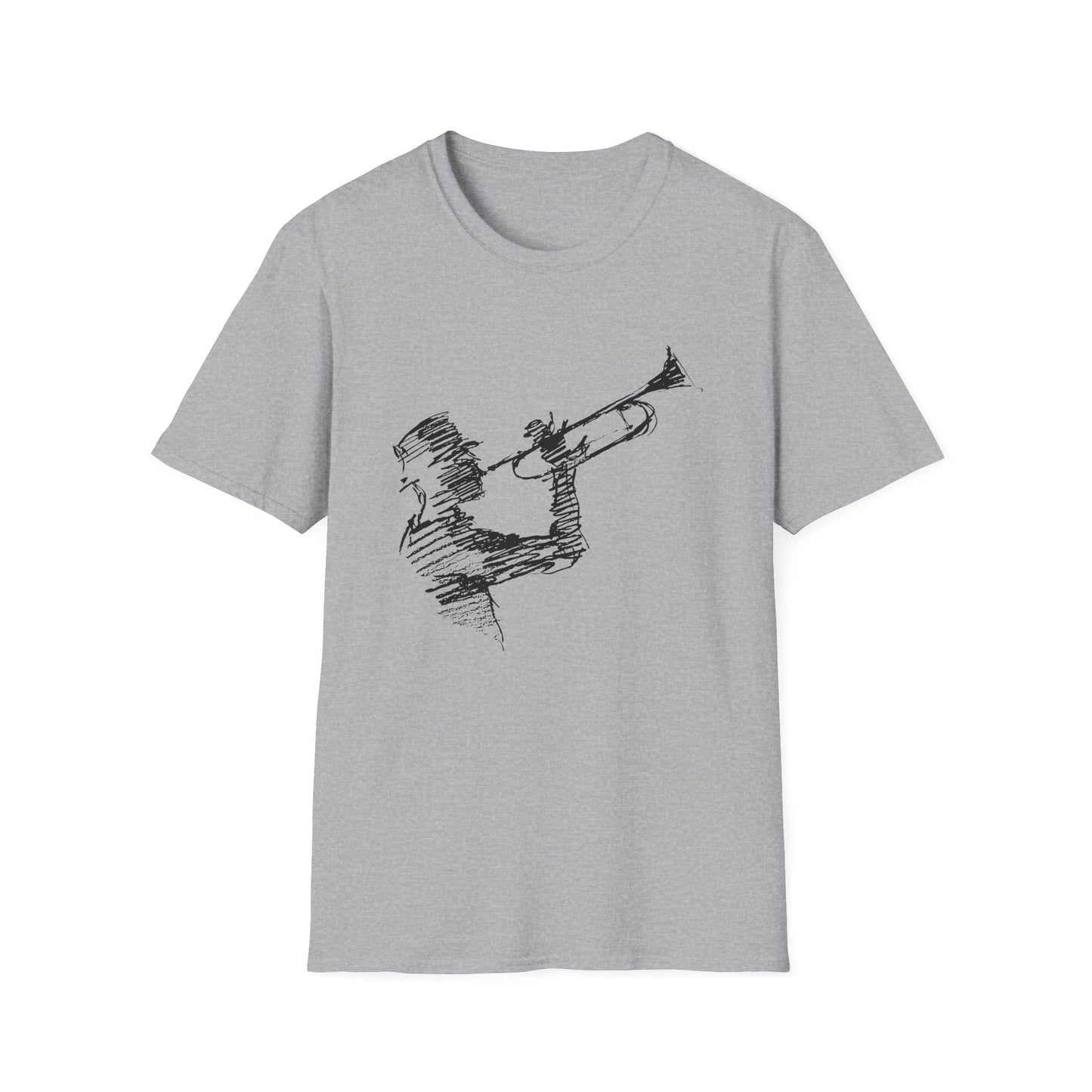 Jazz Trumpet Guy T Shirt (S) - DEADSTOCK - ONLY 1 UNIT LEFT - 50% OFF