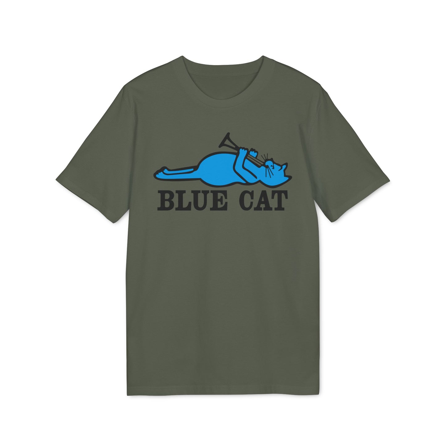 Blue Cat Records T Shirt (Premium Organic)