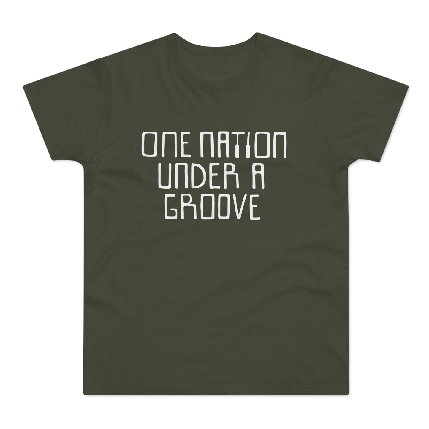 One Nation Under A Groove T Shirt (Standard Weight)
