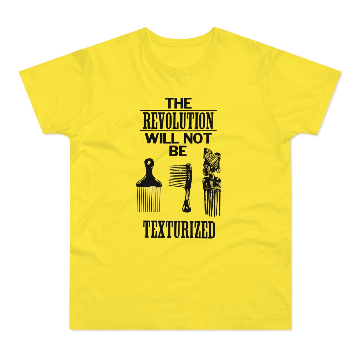 Revolution Will Not Be Texturised T Shirt (Standard Weight)