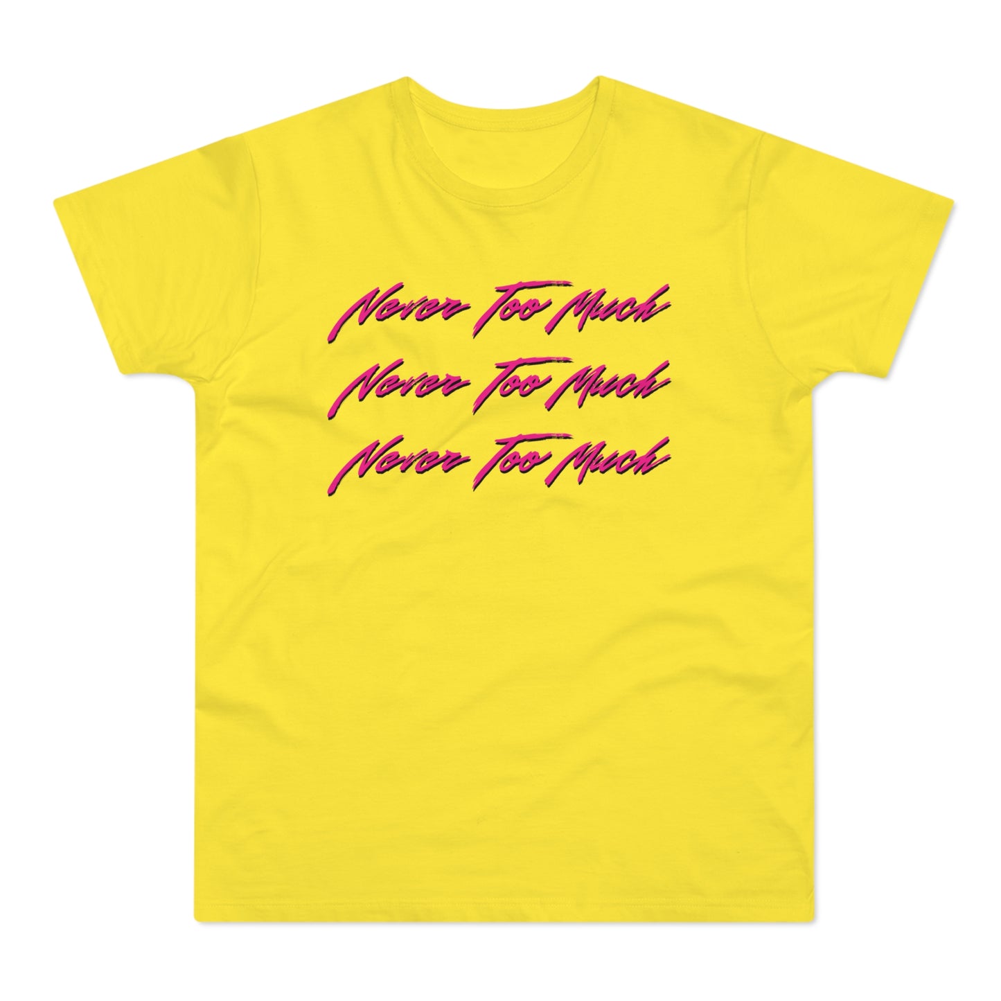 Never Too Much Luther Vandross T Shirt (Standard Weight)