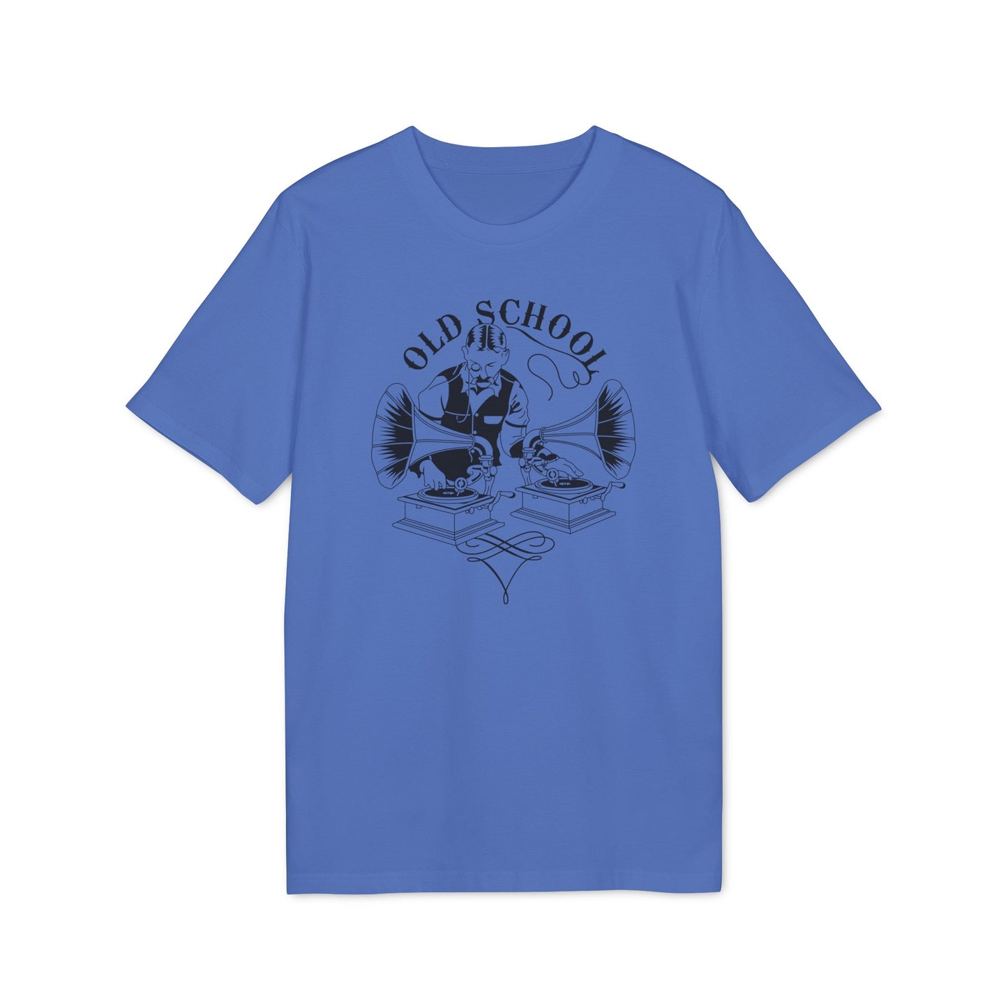 Old School DJ T Shirt (Premium Organic) | 4 x 3 PROMO