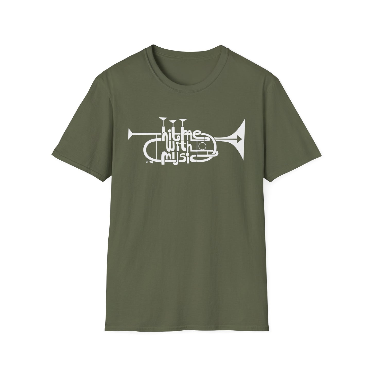 Hit Me With Music T Shirt (Lightweight)