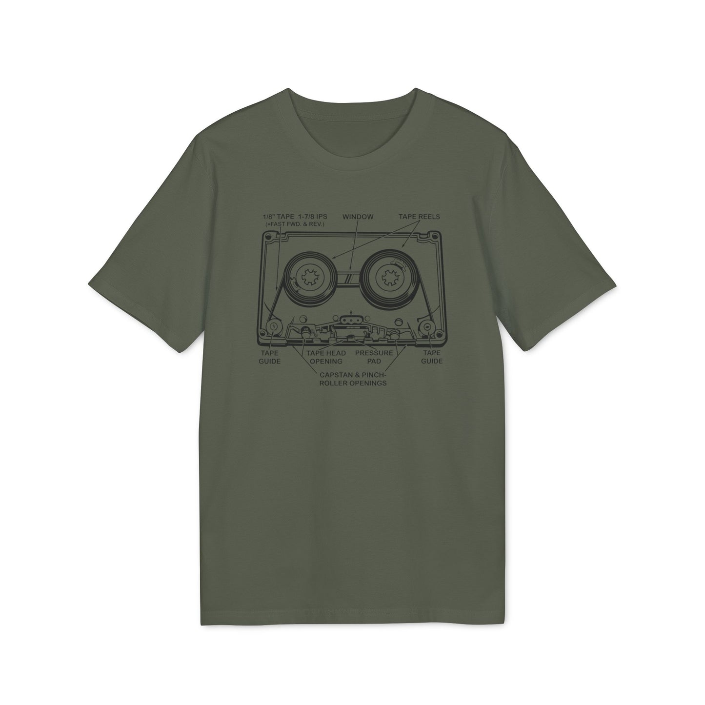 How It Works: Cassette Tape T Shirt (Premium Organic)