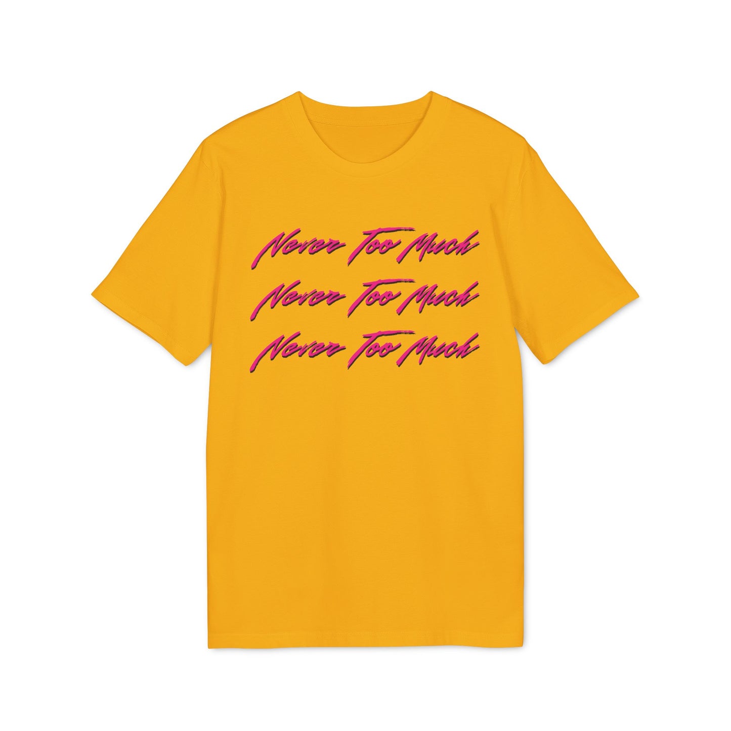 Never Too Much Luther Vandross T Shirt (Premium Organic)