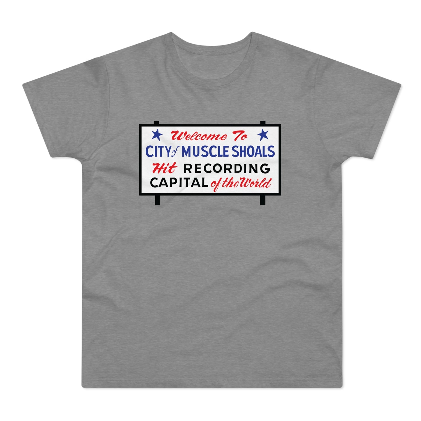 Welcome To Muscle Shoals T Shirt (Standard Weight)