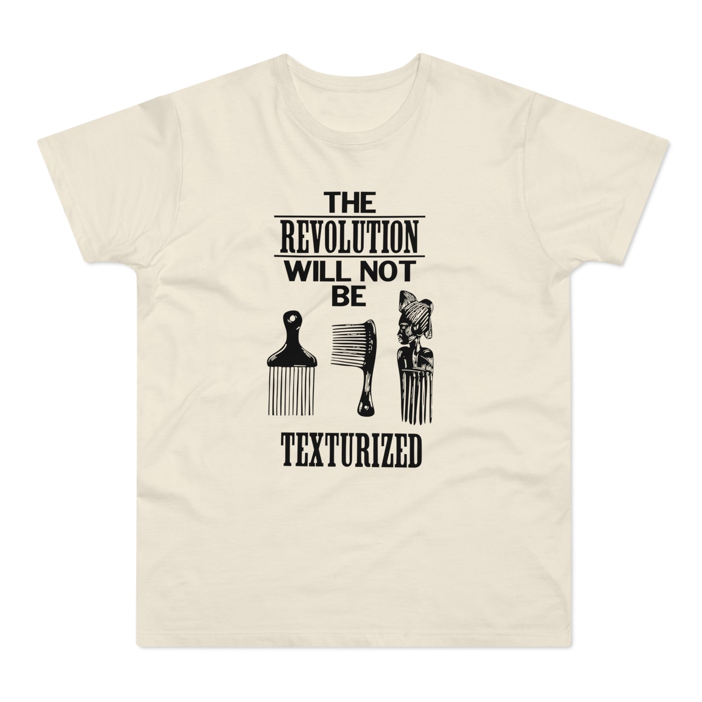 Revolution Will Not Be Texturised T Shirt (Standard Weight)
