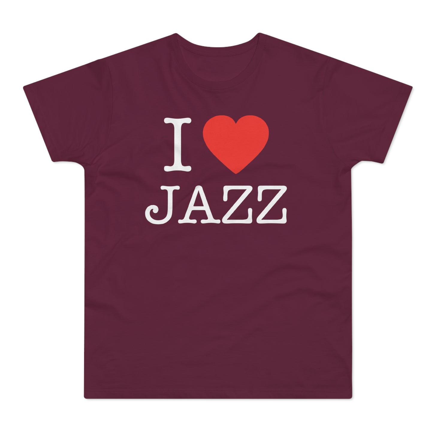 I Love Jazz T Shirt (Standard Weight)