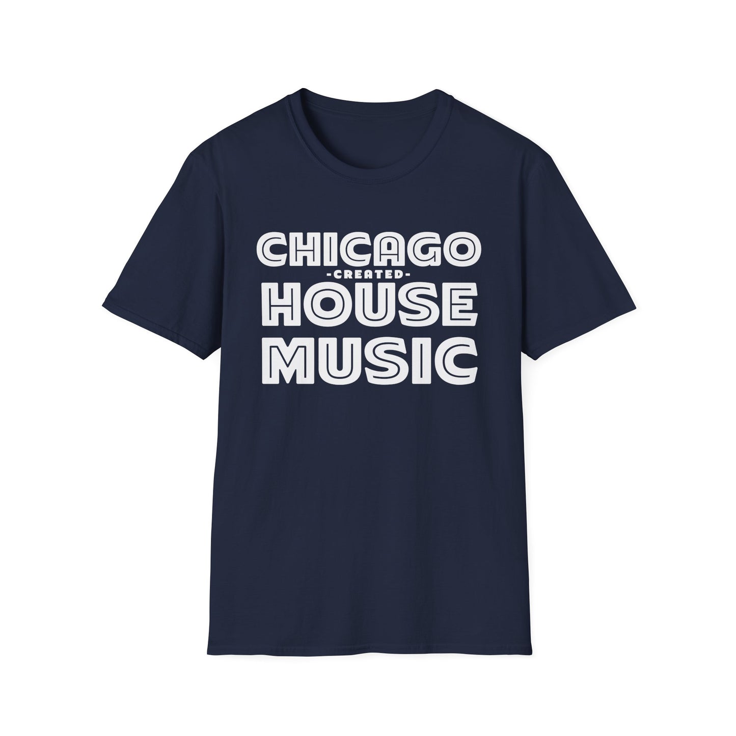 Chicago Created House Music T Shirt (Lightweight)