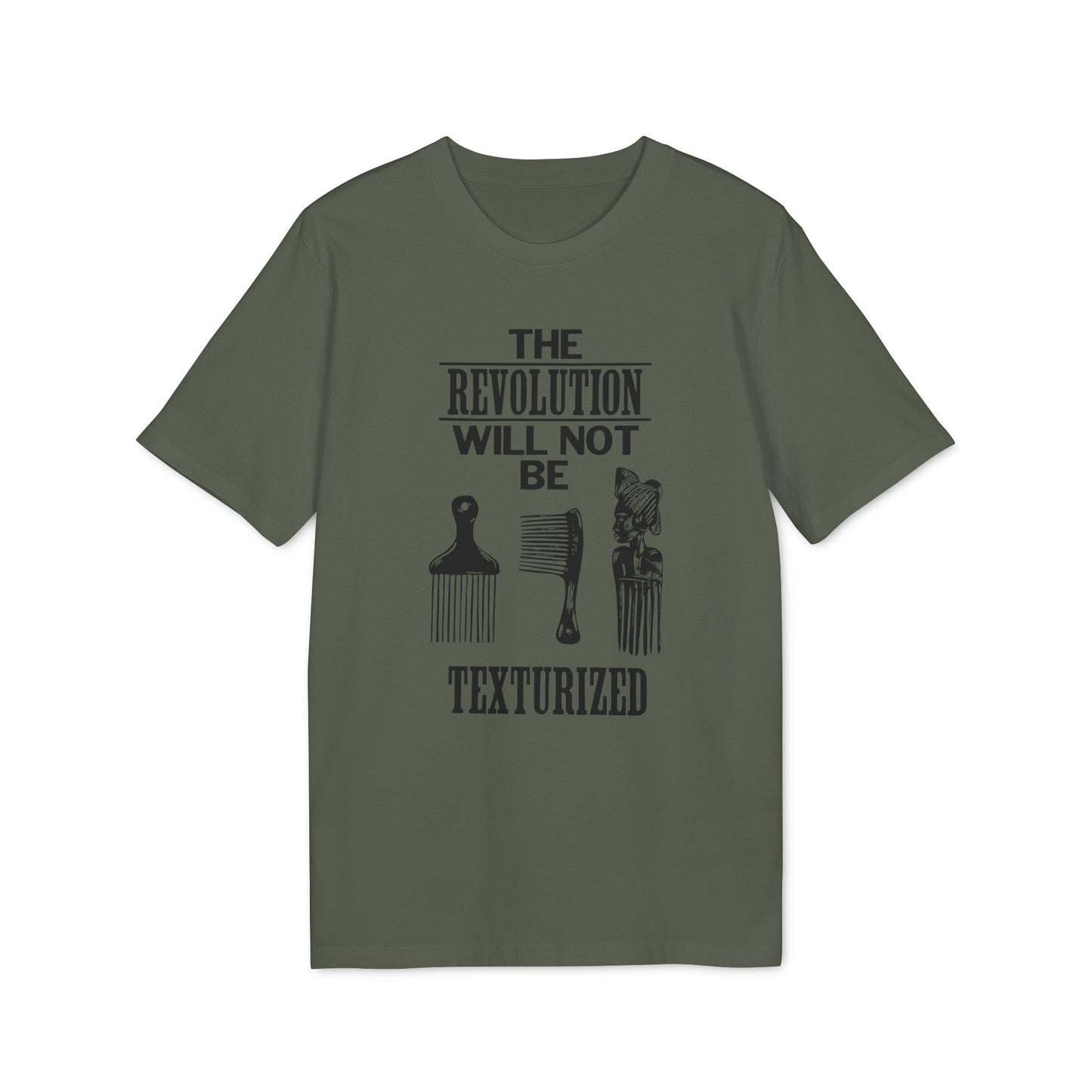 Revolution Will Not Be Texturised T Shirt (Premium Organic)