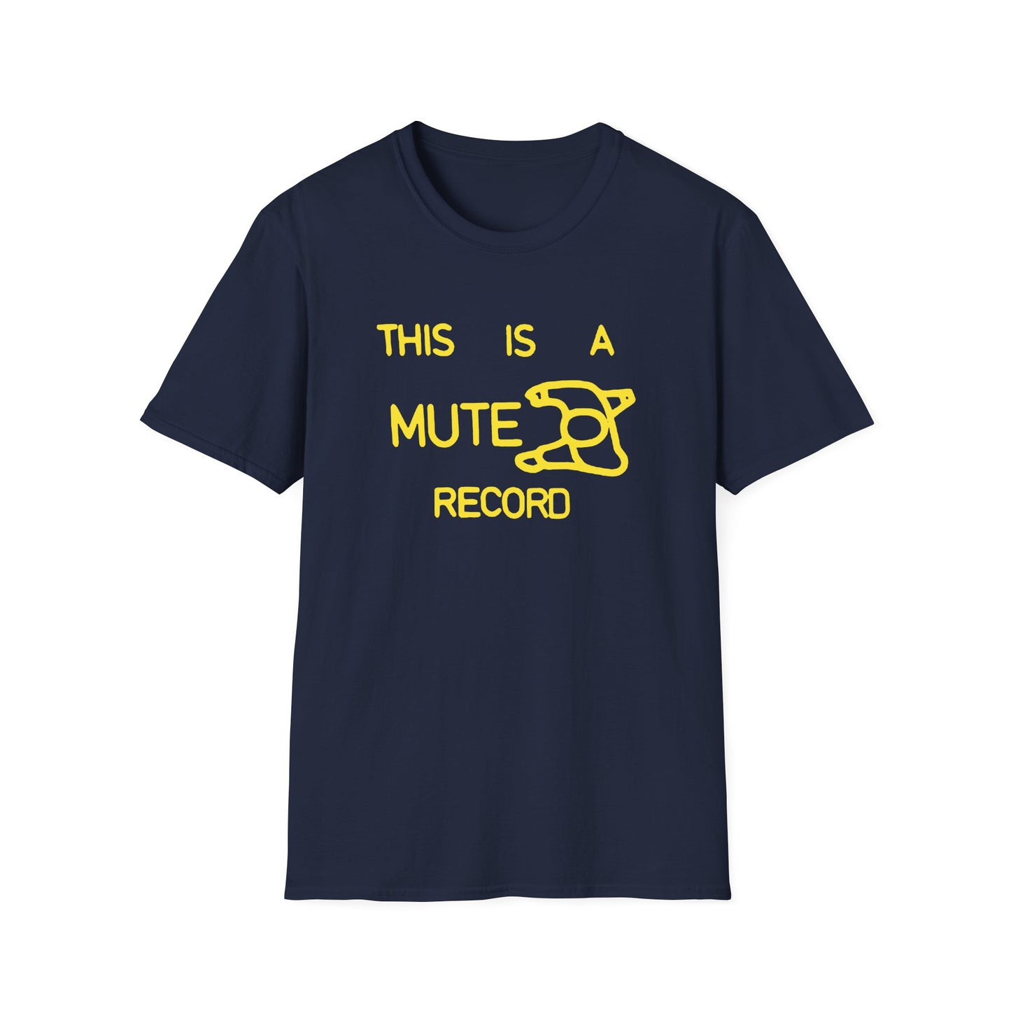 This Is A Mute Record T Shirt (M) - DEADSTOCK - ONLY 1 UNIT LEFT - 50% OFF