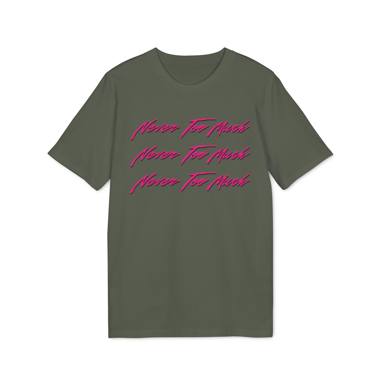 Never Too Much Luther Vandross T Shirt (Premium Organic)