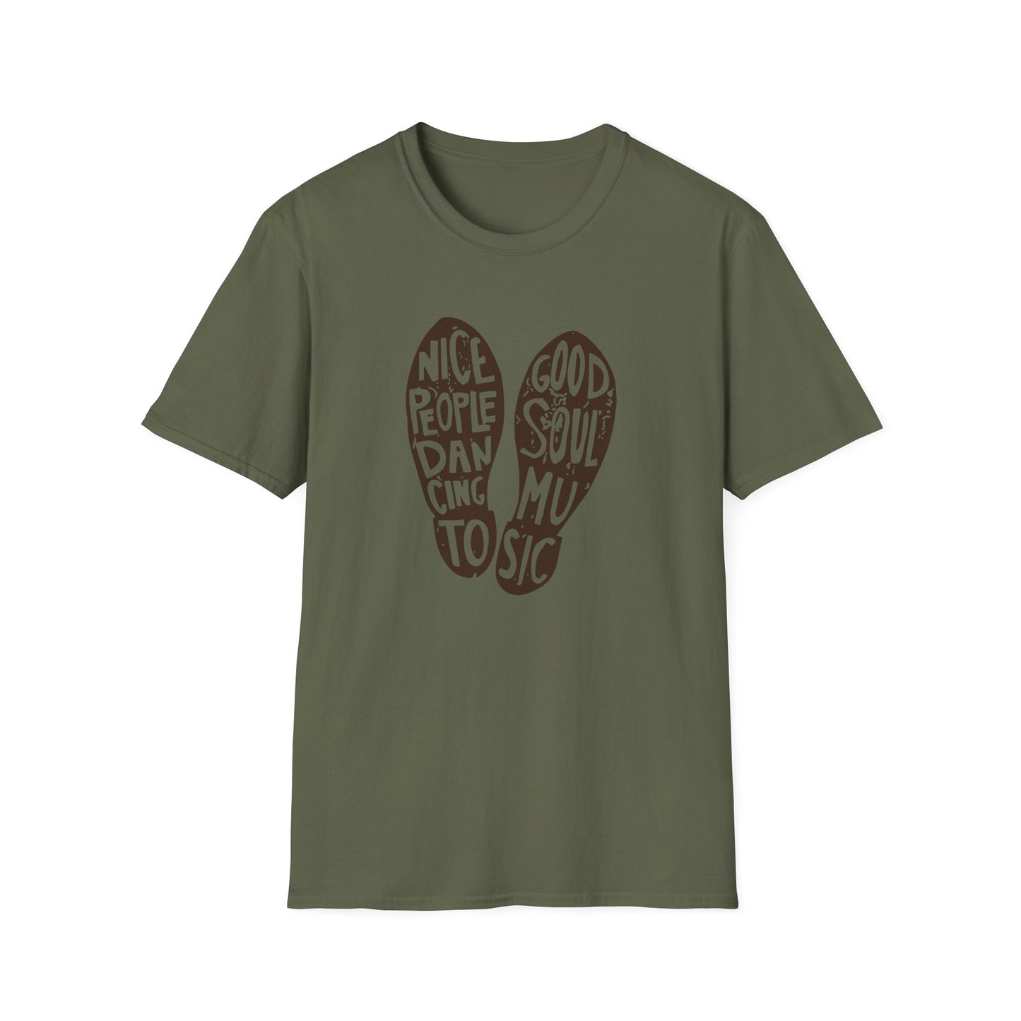Nice People Dancing To Soul Music T Shirt (Lightweight)