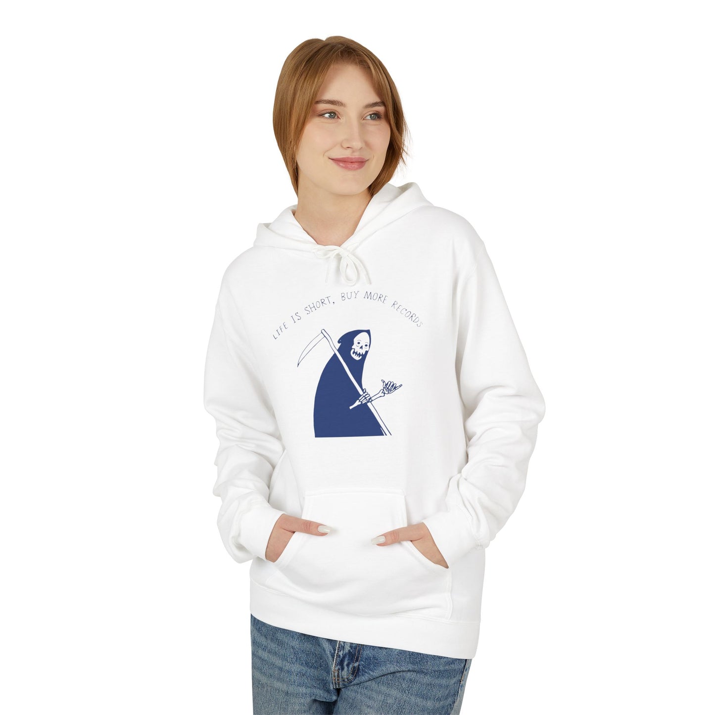 Life Is Short Buy More Records Hoodie / Hoody