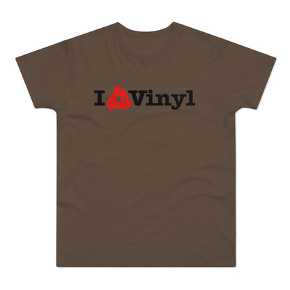 I Love Vinyl T Shirt (Standard Weight)