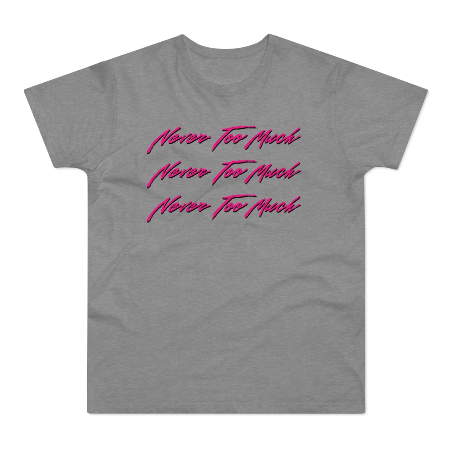 Never Too Much Luther Vandross T Shirt (Standard Weight)