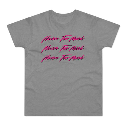 Never Too Much Luther Vandross T Shirt (Standard Weight)
