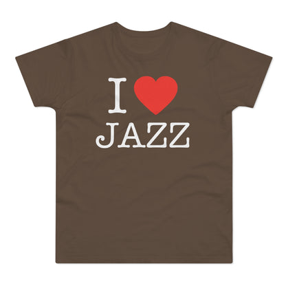 I Love Jazz T Shirt (Standard Weight)