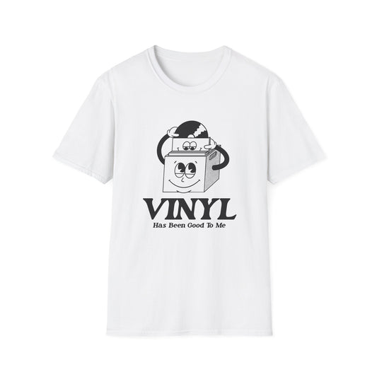 Vinyl Has Been Good To Me T Shirt (L) - DEADSTOCK - ONLY 1 UNIT LEFT - 50% OFF