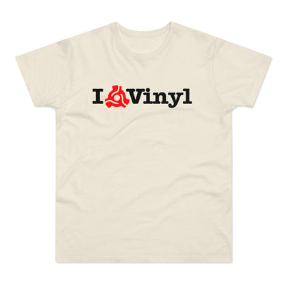 I Love Vinyl T Shirt (Standard Weight)