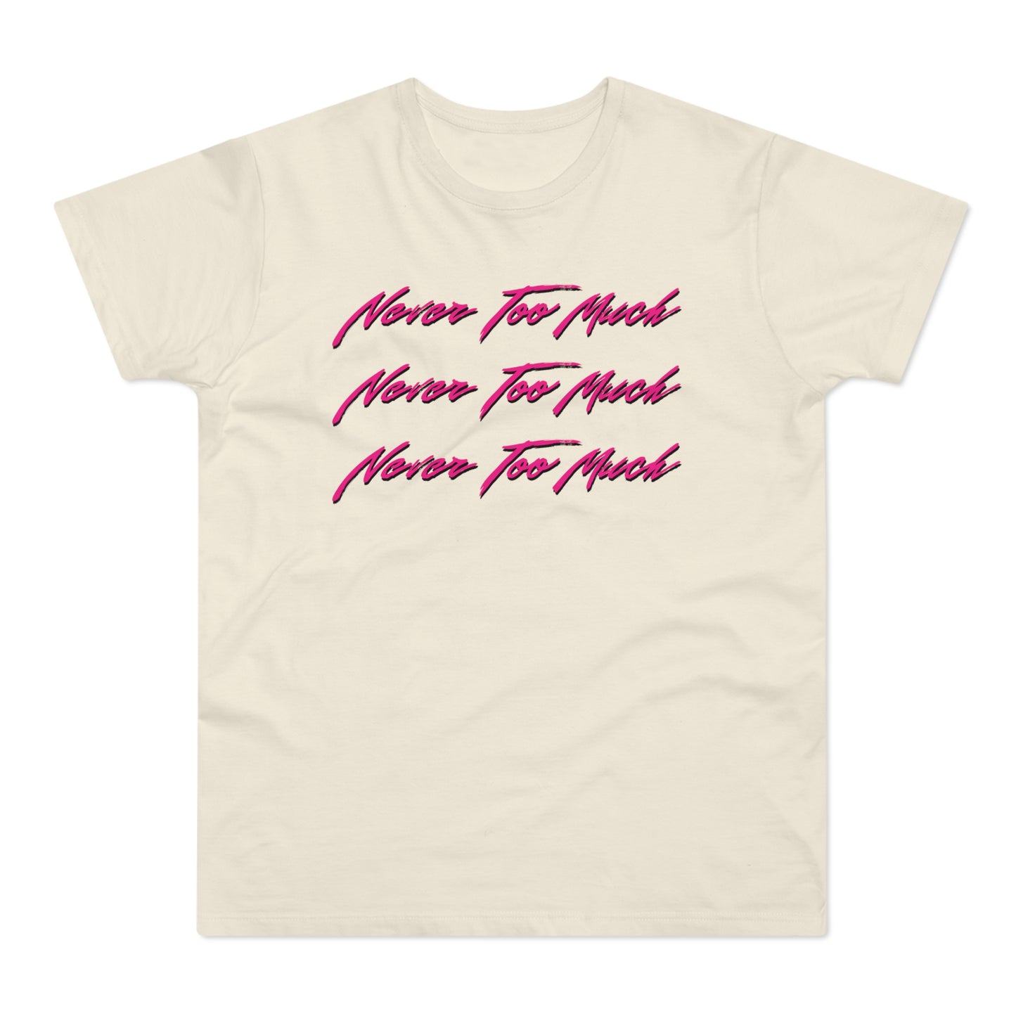 Never Too Much Luther Vandross T Shirt (Standard Weight)