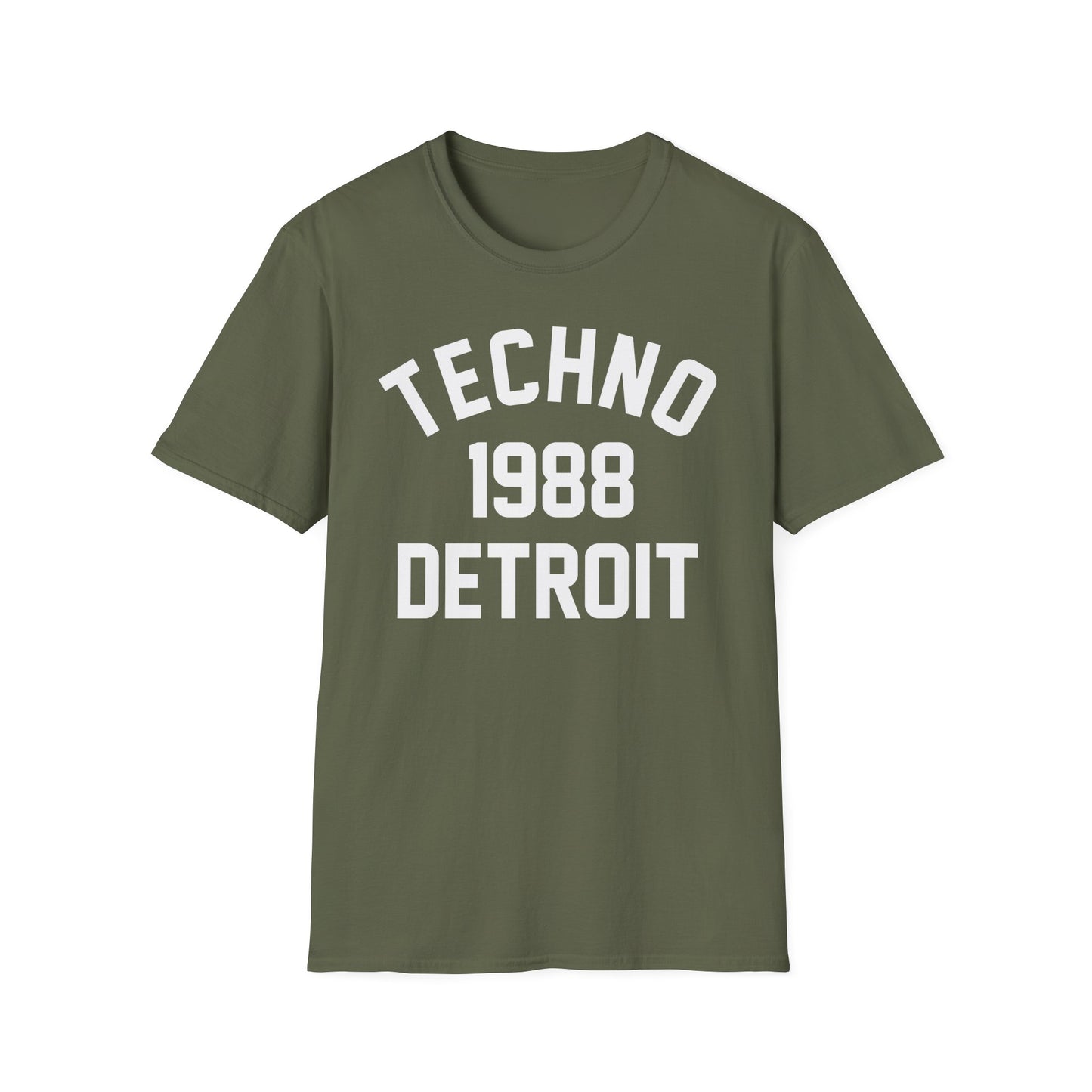 Techno Detroit 1988 T Shirt (Lightweight)