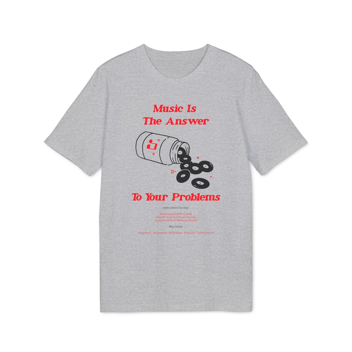 Music Is The Answer T Shirt (Premium Organic)