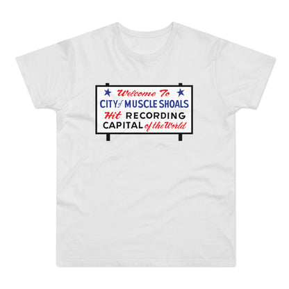 Welcome To Muscle Shoals T Shirt (Standard Weight)