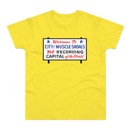 Welcome To Muscle Shoals T Shirt (Standard Weight)