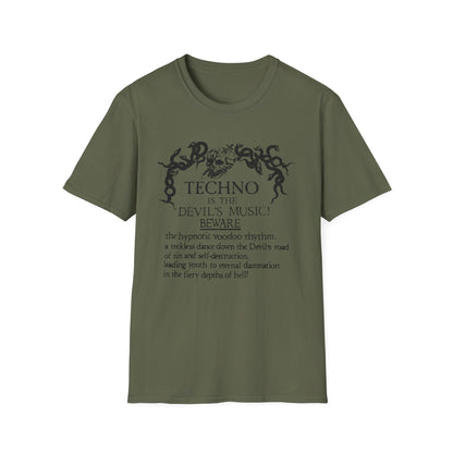 Techno is The Devil's Music T Shirt (Lightweight)