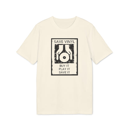 Save The Vinyl T Shirt (Premium Organic)