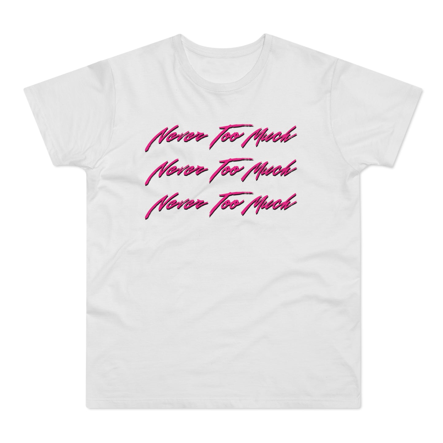 Never Too Much Luther Vandross T Shirt (Standard Weight)
