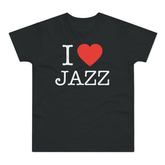 I Love Jazz T Shirt (Standard Weight)