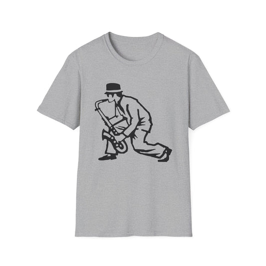 Sax Man T Shirt (M) - DEADSTOCK - ONLY 1 UNIT LEFT - 50% OFF