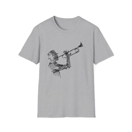 Jazz Trumpet Guy T Shirt (S) - DEADSTOCK - ONLY 1 UNIT LEFT - 50% OFF