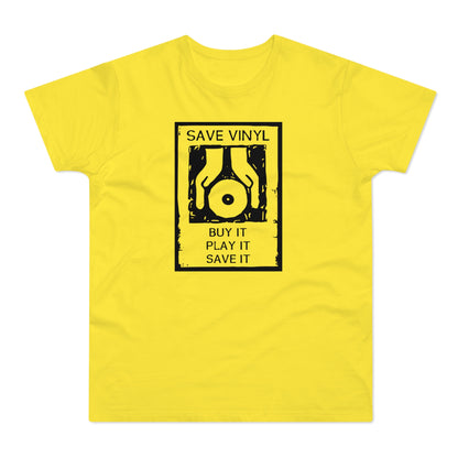 Save The Vinyl T Shirt (Standard Weight)