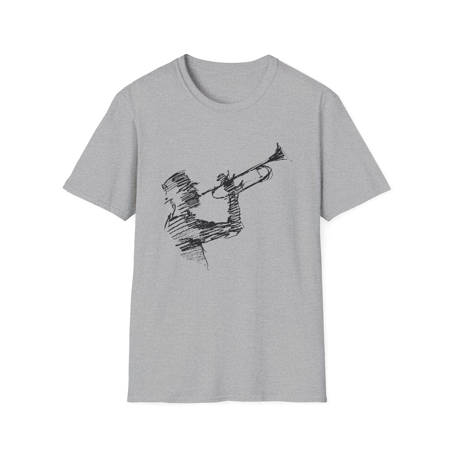 Jazz Trumpet Guy T Shirt (XL) - DEADSTOCK - ONLY 1 UNIT LEFT - 50% OFF